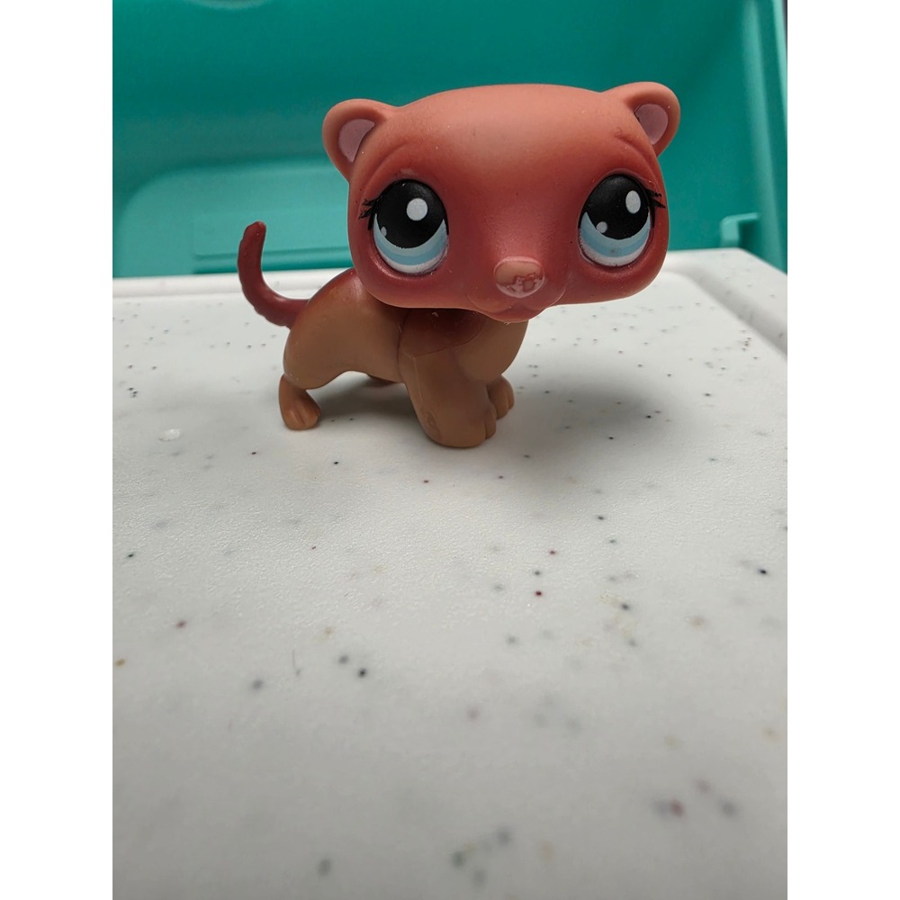 LPS Littlest Pet Shop Red Ferret small animal Figure Collectable #33 Vintage